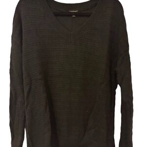 Ann Taylor Women’s XL Black V-Neck Sweater